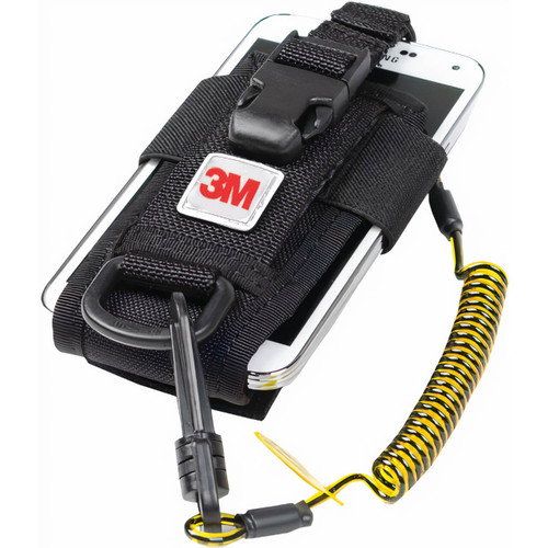 3M DBI-SALA Holsters Adjustable Radio Holster, Clip2Loop Coil Tether and Micro D-Ring
