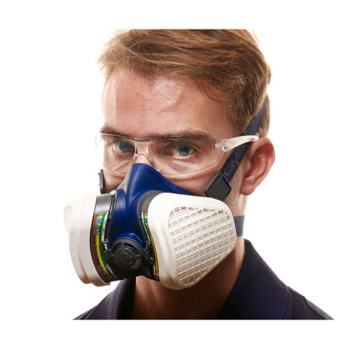 GVS Elipse Half Mask Multigas Respirator with ABEK1-P3 Filters - M/L