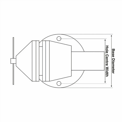 ITM Professional Mechanics Bench Vice. Cast Iron. 75mm