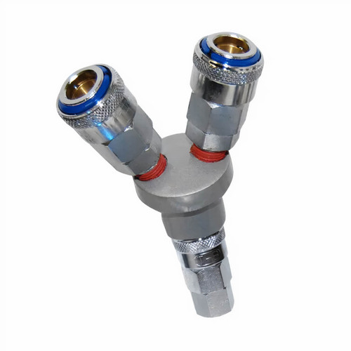 Nitto Style 2 Way 'Y' Inline Air Fitting inc 20PM