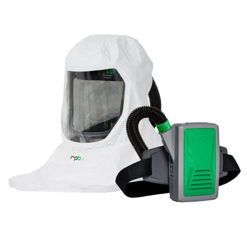 RPB T-Link Lightweight Bump Cap Respirator w/ Tychem 2000 Hood PX5 PAPR Kit
