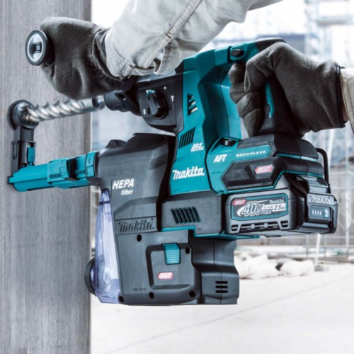 Makita 40V Max BRUSHLESS AWS* 28mm Rotary Hammer. Standard SDS Chuck - Tool Only