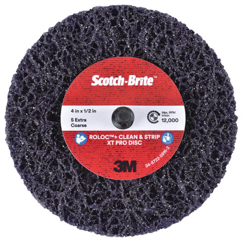 3M Scotch-Brite 100mm Roloc+ Clean & Strip Disc XT Pro S XCS