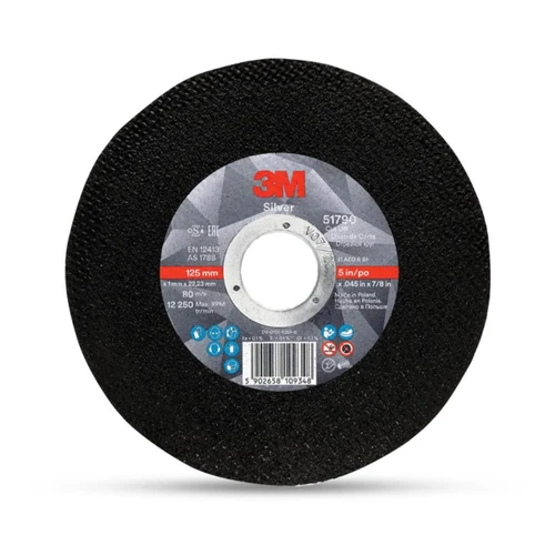 3M Silver 125x2.5x22 Cut Off Wheel