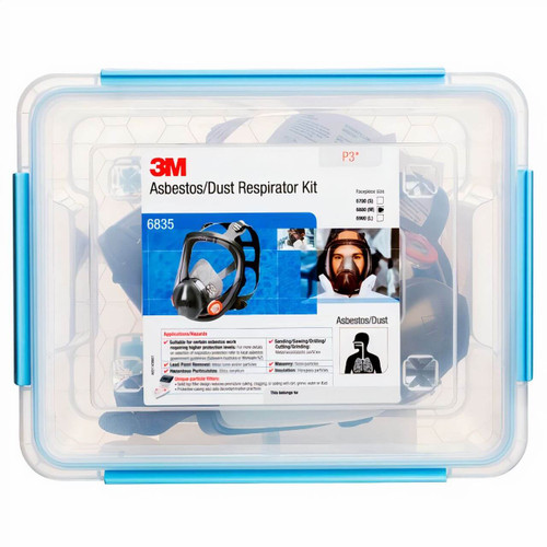 3M Full Face Asbestos/Dust P3 Respirator Starter Kit