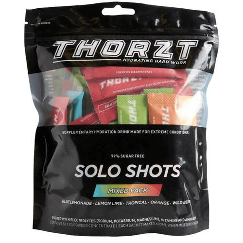 Thorzt Solo Shot Sugar Free 3g Mixed Fruits 50pk