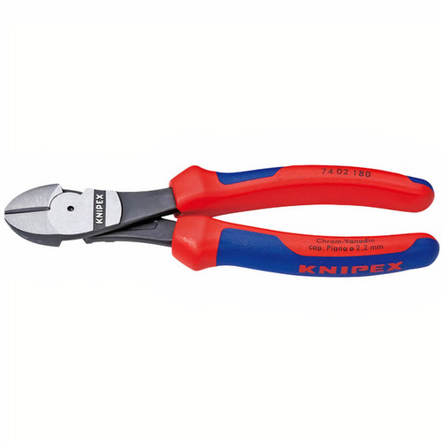 Knipex 200mm High Leverage Diagonal Cutter Comfort Grip