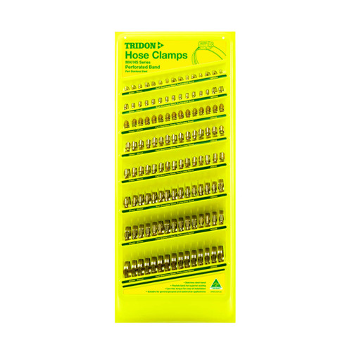 Tridon Clamp Merchandiser - Part Stainless Steel Perforated