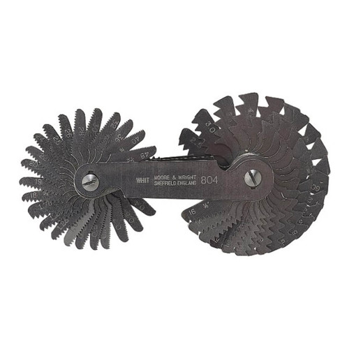 Moore & Wright No. 804 Screw Pitch Gauge Metric