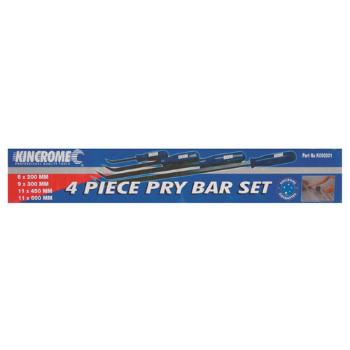 Kincrome Pry Bar Set 4pce