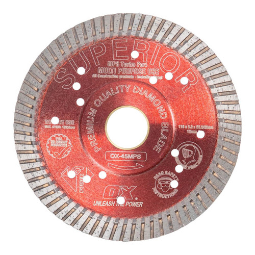 OX Professional MPS 4.5” Turbo Diamond Blade