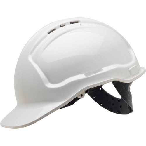 Tuffgard White Vented Hard Hat