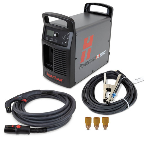 Hypertherm Powermax85 SYNC Hand Plasma Cutter 415V, 75 deg 15.2m (50') Torch
