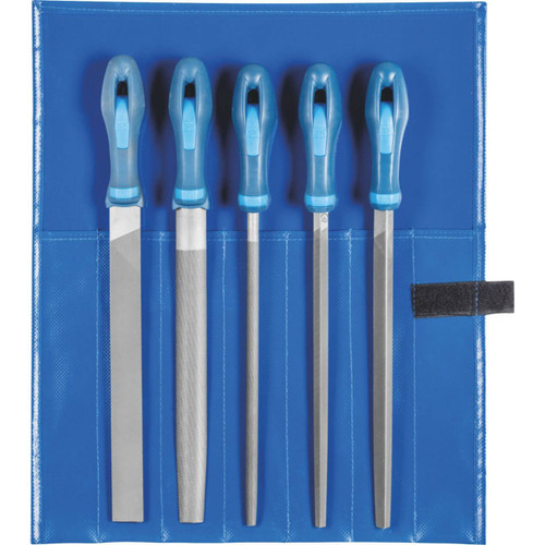 Pferd 5pc File Set Roll Case 541WRU 250mm C1