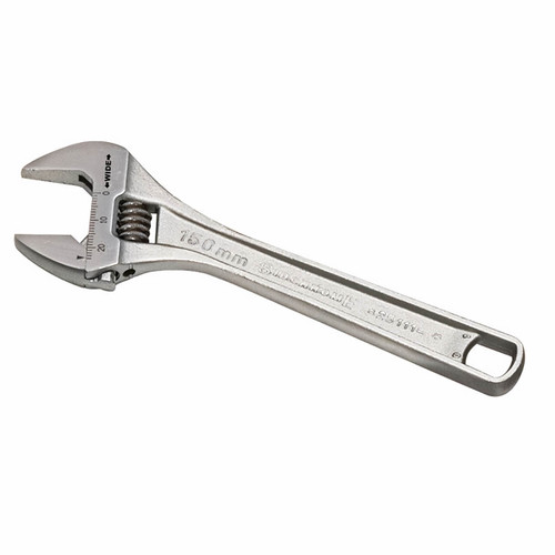 Sidchrome 150mm Premium Chrome Plated Adjustable Wrench