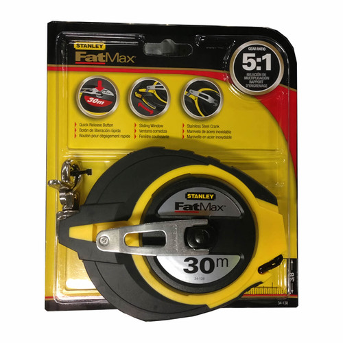 Stanley 30m FatMax Steel Tape Measure