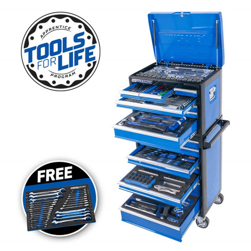 Kincrome 14 Deep Drawer Evolution Workshop Tool Kit Metric & Imperial 306pce