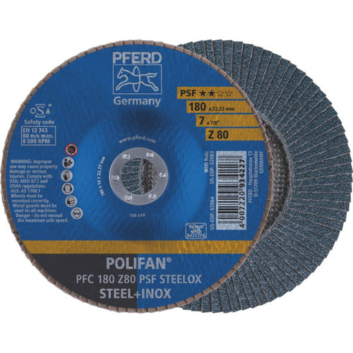 Pferd PFC 180mm 80g Zirc Flap Disc
