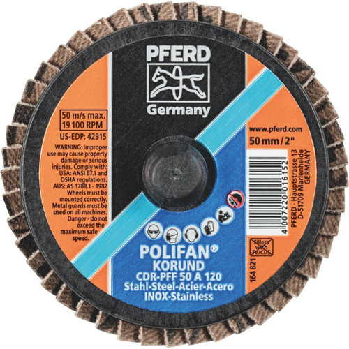 Pferd Combidisc Mini Polifan Flap Disc CDR-PFF 50mm A120