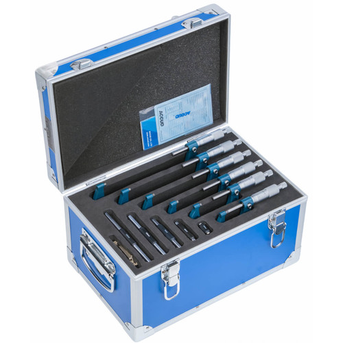 Accud 0-150mm Outside Micrometer Set (6 pcs)