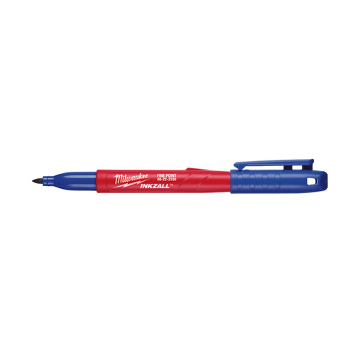 Milwaukee Inkzall Blue Fine Point Markers 36pk