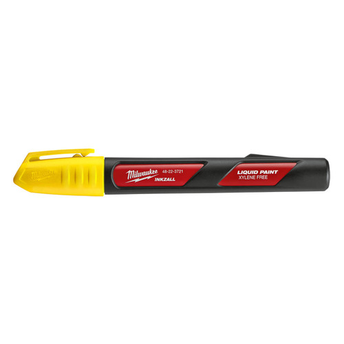 Milwaukee Inkzall Yellow Liquid Paint Marker 12pk