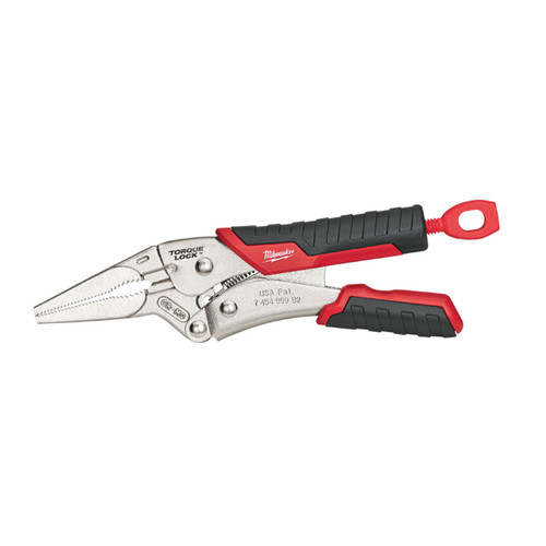 Milwaukee Torque Lock 152mm Durable Grip Long Nose Locking Pliers