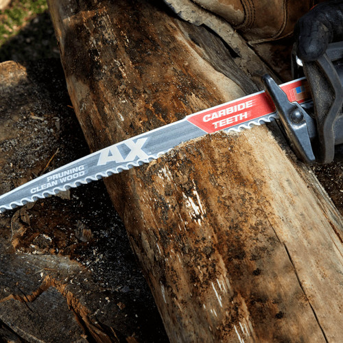 Milwaukee Sawzall 305mm The Ax With Carbide Teeth For Pruning & Clean Wood Reciprocating Saw Blade