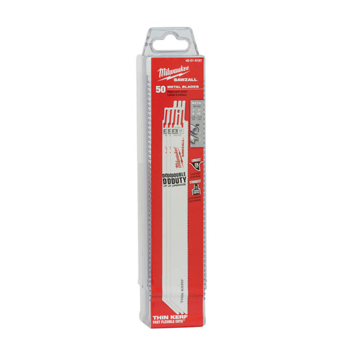 Milwaukee Sawzall 230mm 14tpi Thin Kerf Reciprocating Saw Blade 50pk