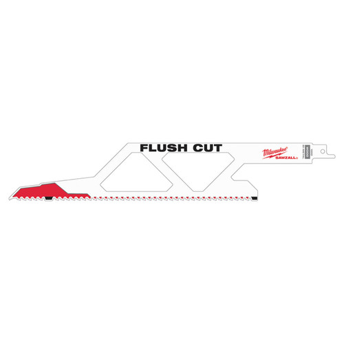 Milwaukee Sawzall Flush Cut Reciprocating Saw Blade 5pk