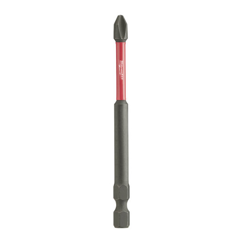 Milwaukee Shockwave 89mm (3-1/2”) Phillips #2 Impact Driver Bit 5pk
