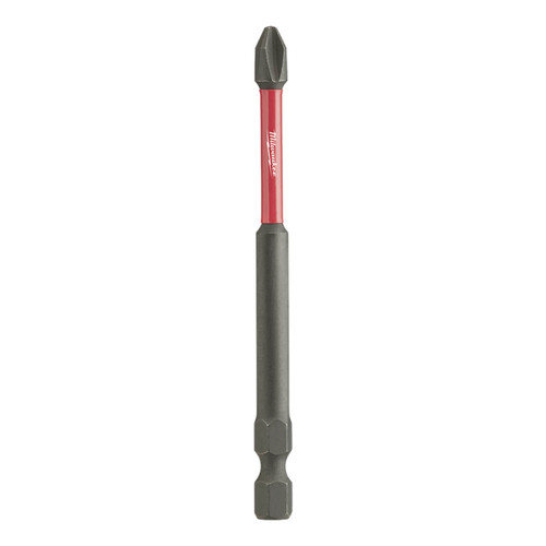 Milwaukee Shockwave 89mm (3-1/2”) Phillips #2 Power Driver Bits 25pk