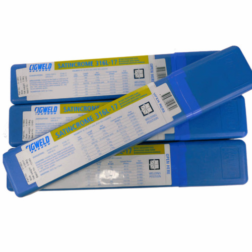 Cigweld Satincrome 316L-17 3.2mm Stainless Steel Electrodes 2kg