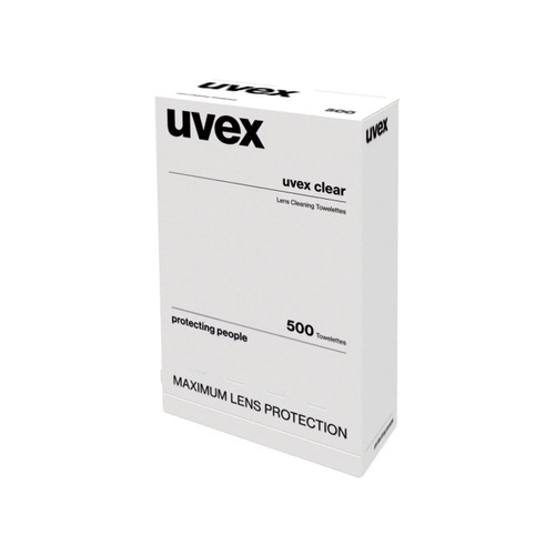 Uvex Lens Cleaning Towelettes 500 pack