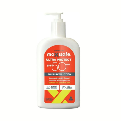 Maxisafe SPF 50+ Sunscreen - 500ml Pump