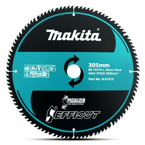 Makita Efficut 305mmx30x60t Tct Saw Blade