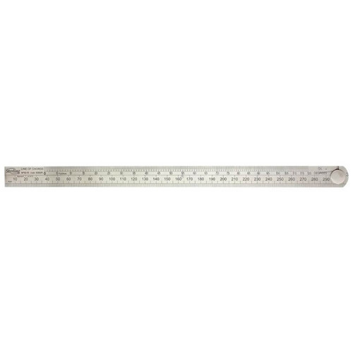 Sterling 600mm 60R Folding Line of Chords Rule