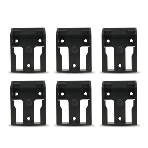 Tool Mounts Black Battery Mounts suit DeWalt XR 20V 6pk