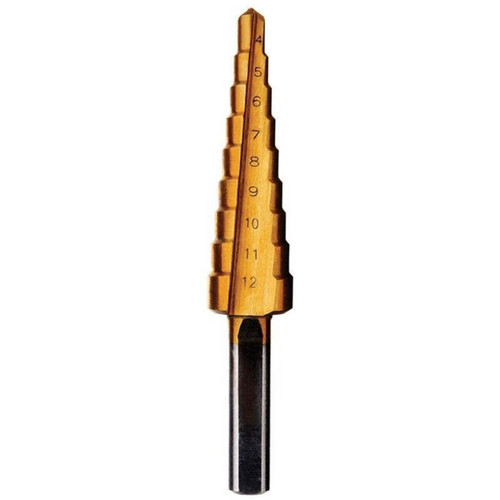 Alpha 4-12mm 2 Flute Straight Step Drill
