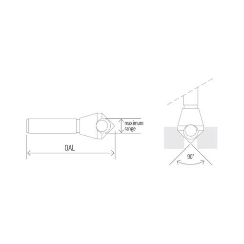 Alpha 28mm Cross Hole Countersink