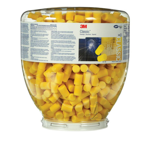 3M Earplug Classic One Touch Refill 500 Pair