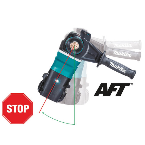 Makita 18Vx2 BRUSHLESS AWS* 40mm SDS Max Rotary Hammer. Carry Case - Tool Only