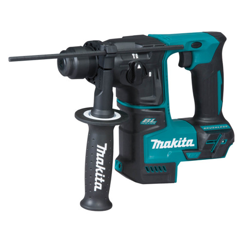 Makita 18V COMPACT BRUSHLESS 18mm Rotary Hammer Kit - Includes 2 x 5.0Ah Batteries. Rapid Charger & Carry Case