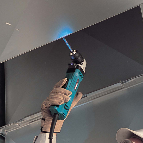 Makita 10mm (3/8”) Angle Drill Keyless Chuck. 450W