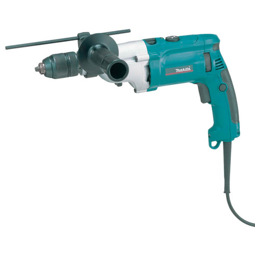 Makita 20mm (13/16”) Keyless Chuck 2 Speed Hammer Drill. 1.010W