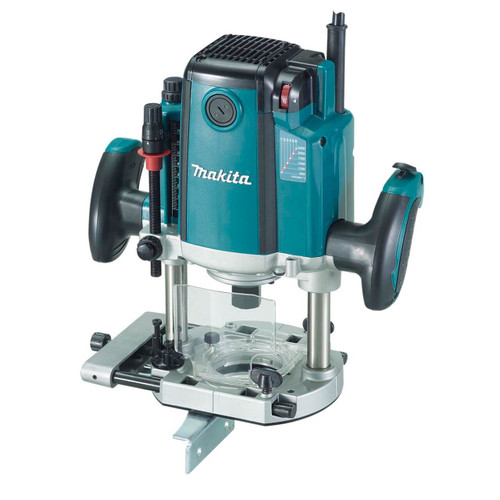 Makita 12.7mm (1/2”) Plunge Router. 2.100W. Variable speed