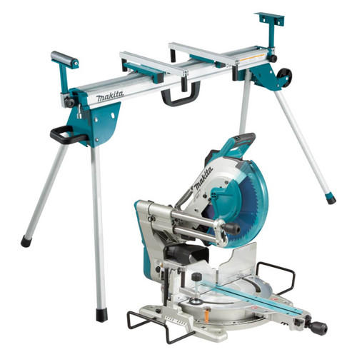 Makita 305mm (12”) Slide Compound Saw (LS1219) & Stand (AUAWST06) Combo