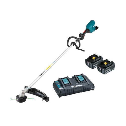 Makita 36V (18V x 2) 5.0Ah Li-ion Cordless Brushless Loop Handle Line Trimmer Combo Kit