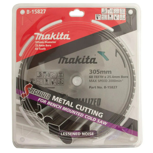 Makita 305mm x 25.4mm x 78T TCT Cold Metal Cutting Saw Blade - Thin Material