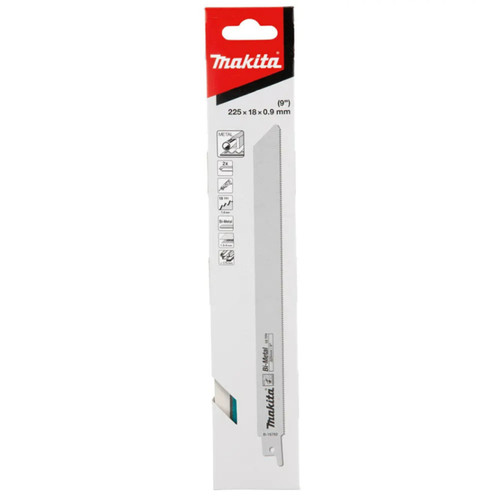 Makita Recipro Blade Bi-Metal Metal 225mm x 0.9mm x 18tpi 5pk
